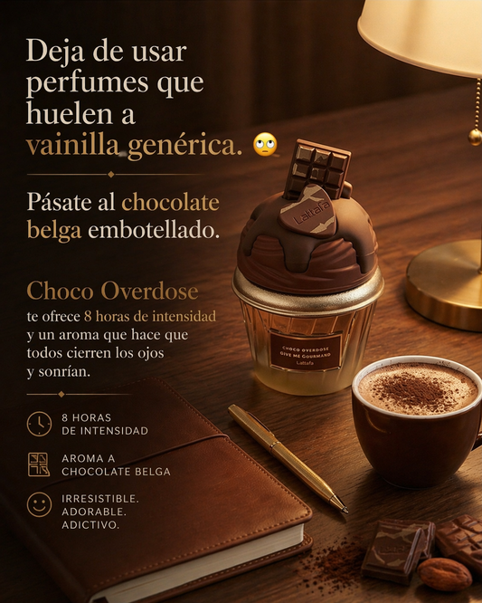 Choco Overdose Lattafa | Perfume Gourmand Chocolate Unisex 75ml