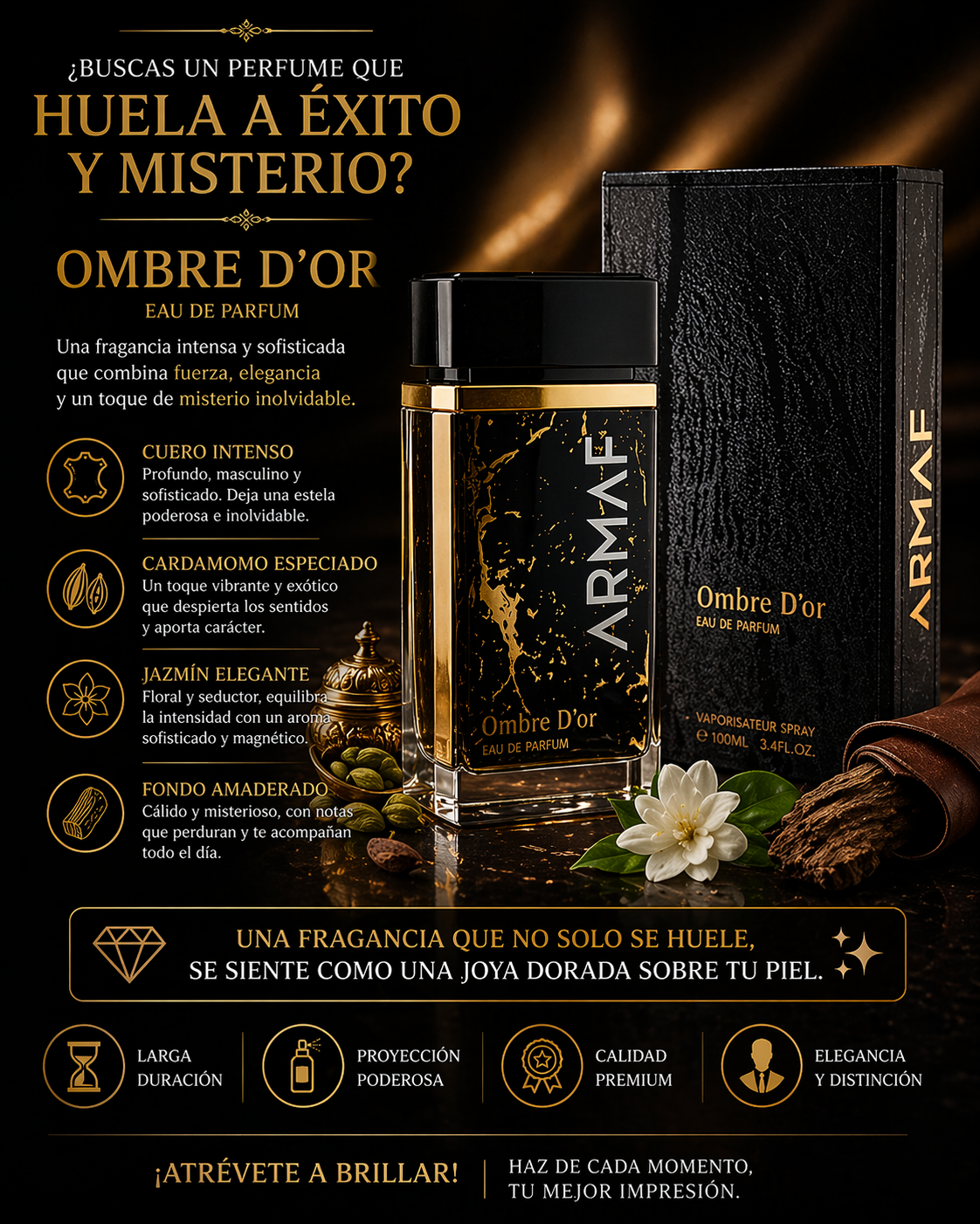Ombre D'or Armaf | Perfume Unisex 100ml