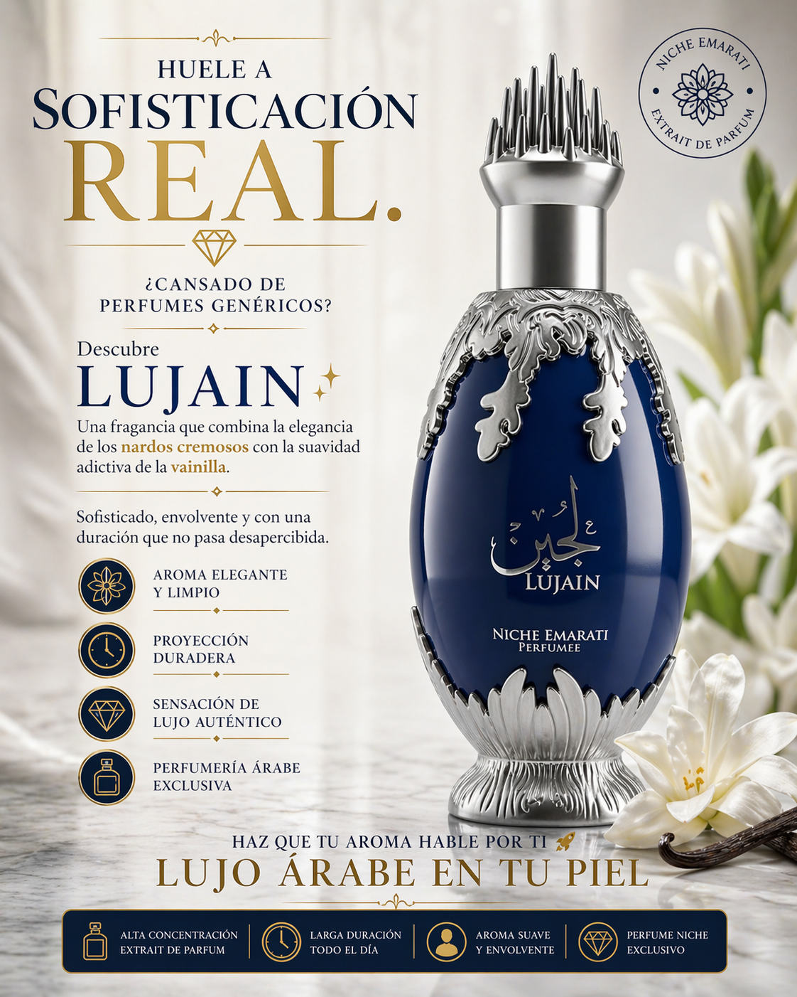 Lujain Lattafa | Perfume Unisex Floral Amaderado 100ml