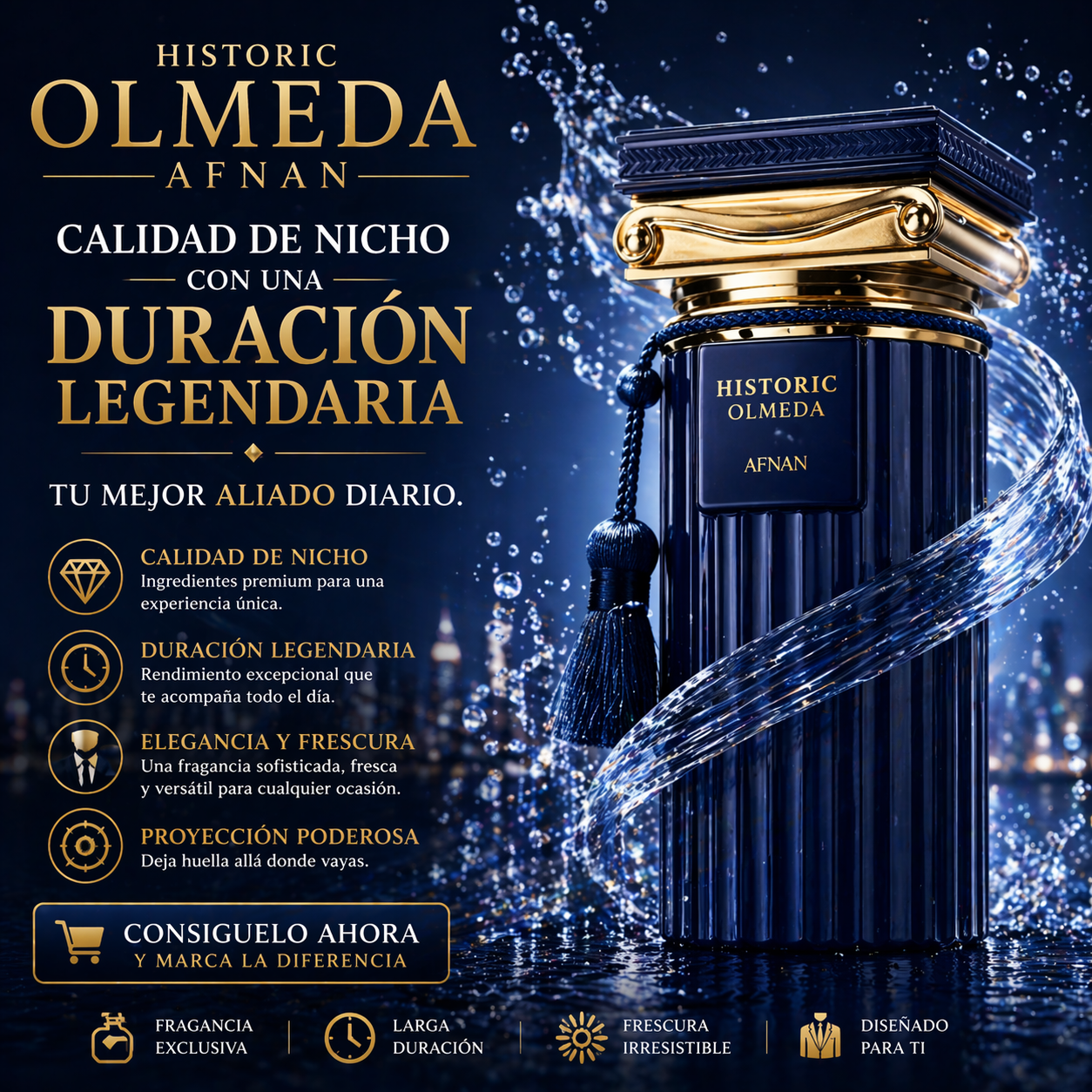 Historic Olmeda Afnan | Perfume Masculino 100ml