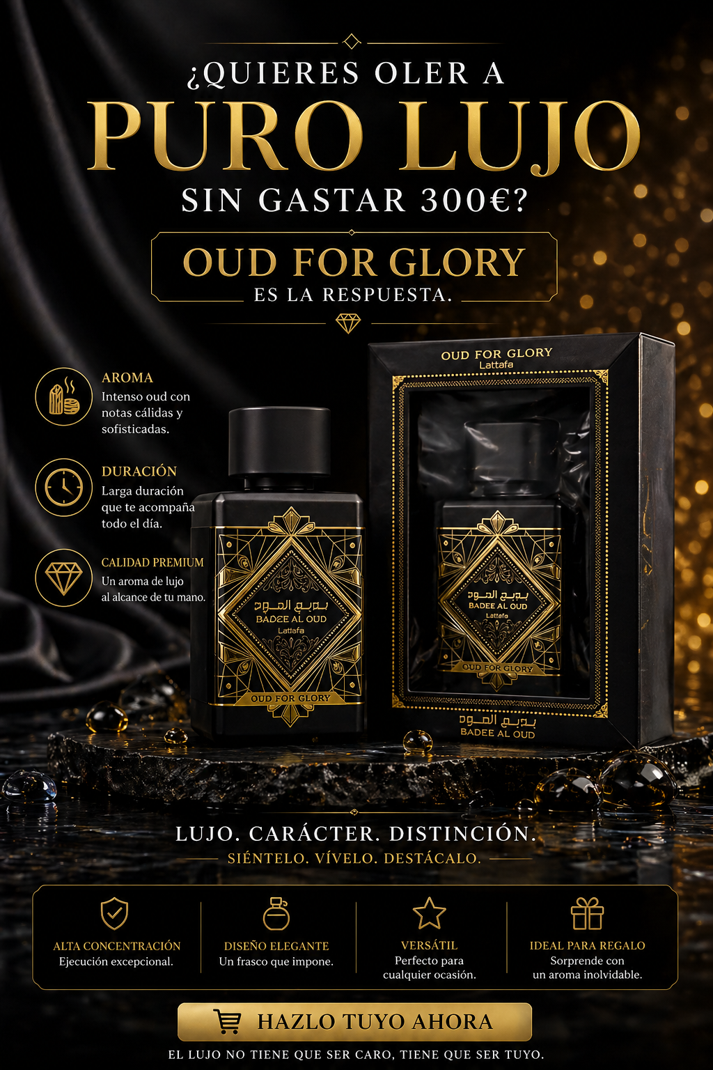 Bade'e Al Oud for Glory Lattafa | Perfume Unisex 100ml