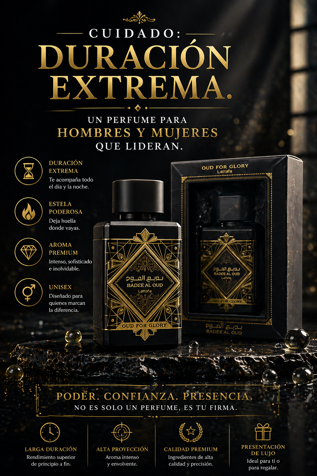 Bade'e Al Oud for Glory Lattafa | Perfume Unisex 100ml