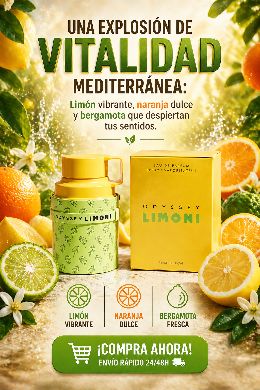 Odyssey Limoni Fresh Armaf | Perfume Unisex 100ml