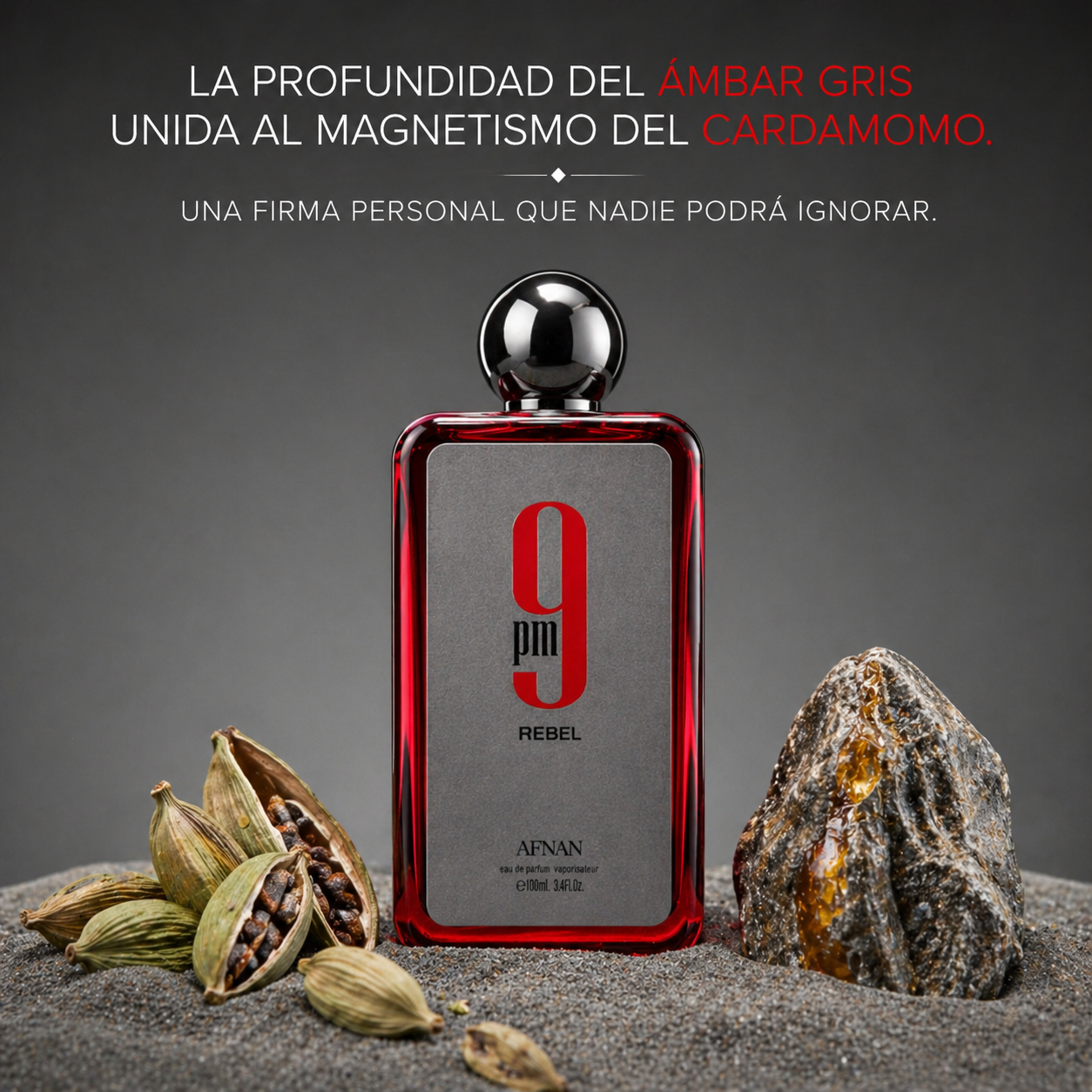 9PM Rebel Afnan | Perfume Masculino 100ml