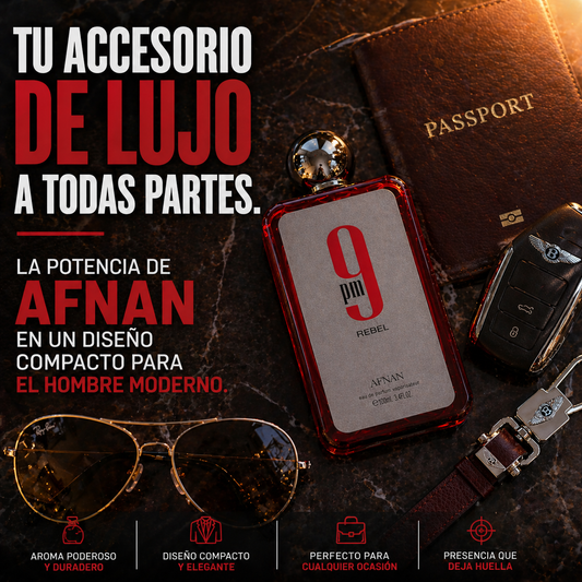 9PM Rebel Afnan | Perfume Masculino 100ml