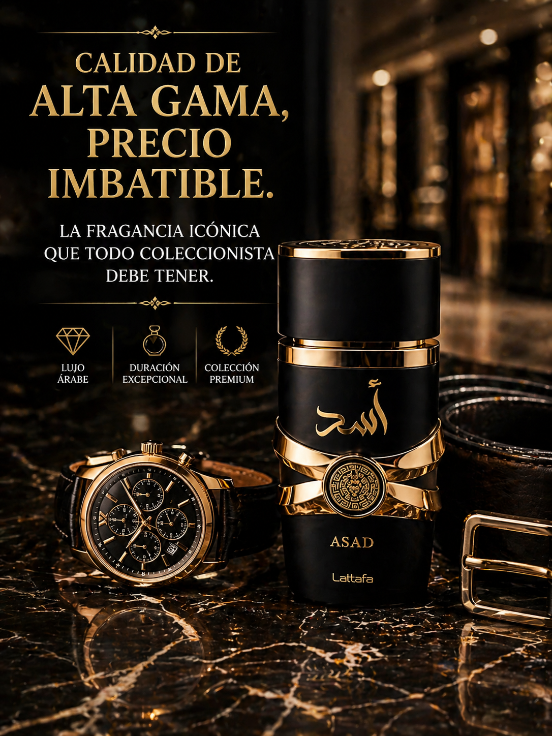 Asad Lattafa | Perfume Masculino Icónico 100ml