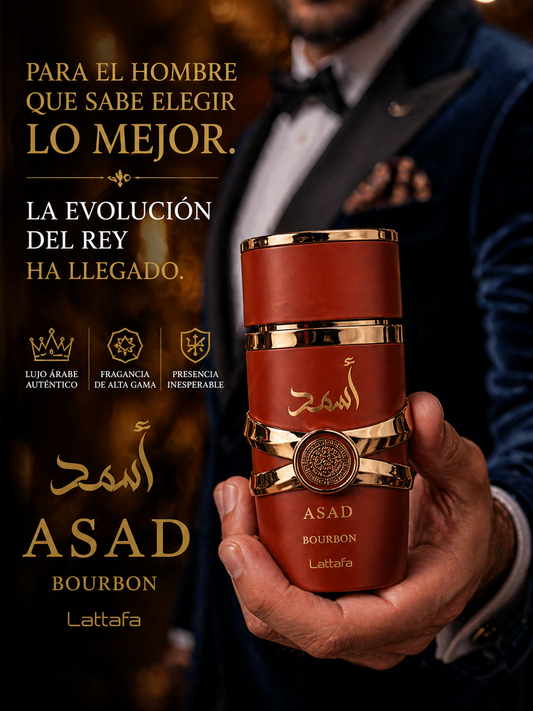 Asad Bourbon Lattafa | Perfume Masculino 100ml