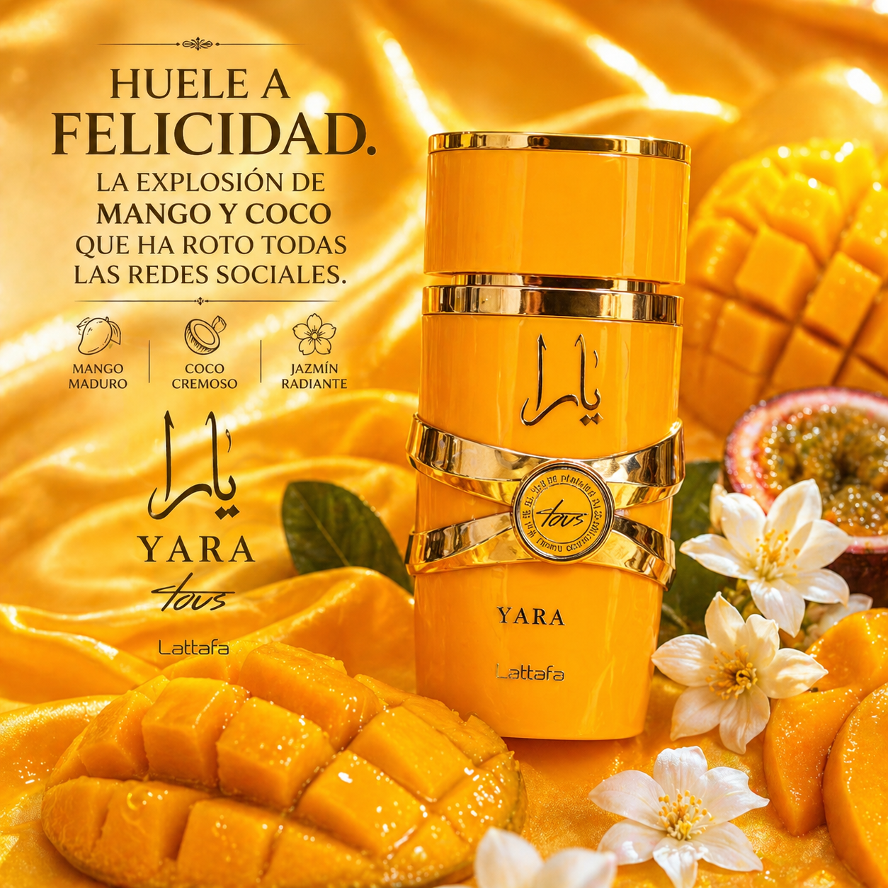Yara Tous Lattafa | Perfume Femenino Tropical 100ml
