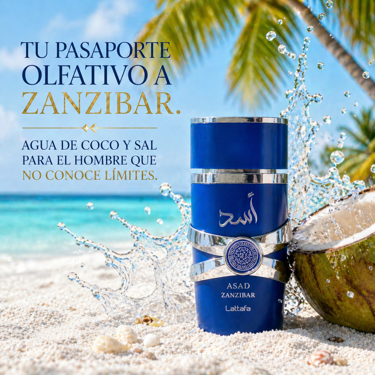 Asad Zanzibar Lattafa | Perfume Masculino 100ml