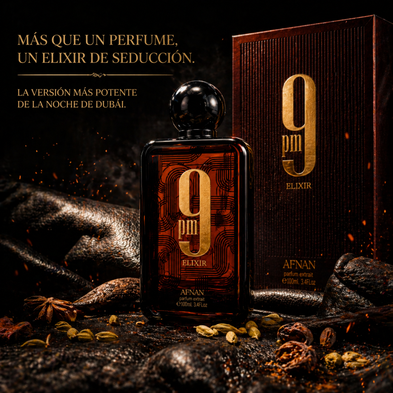 9PM Elixir Afnan | Perfume Unisex Oriental Especiado 100ml