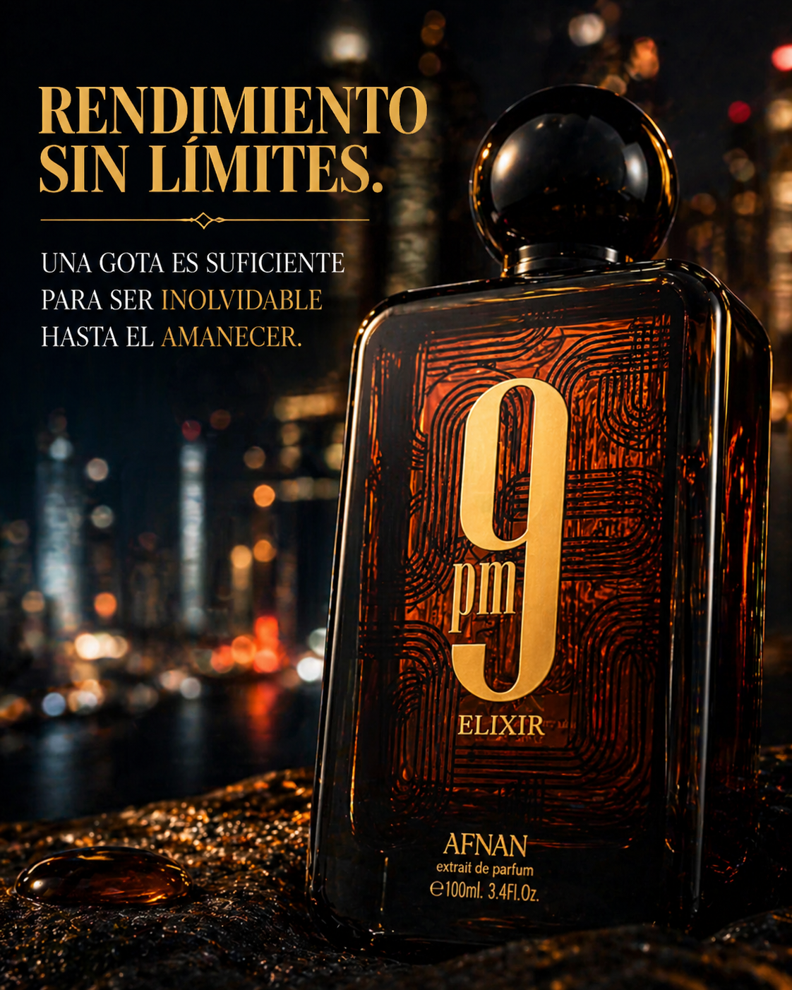 9PM Elixir Afnan | Perfume Unisex Oriental Especiado 100ml
