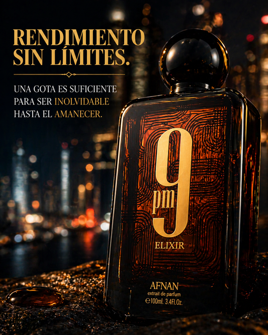 9PM Elixir Afnan | Perfume Unisex Oriental Especiado 100ml