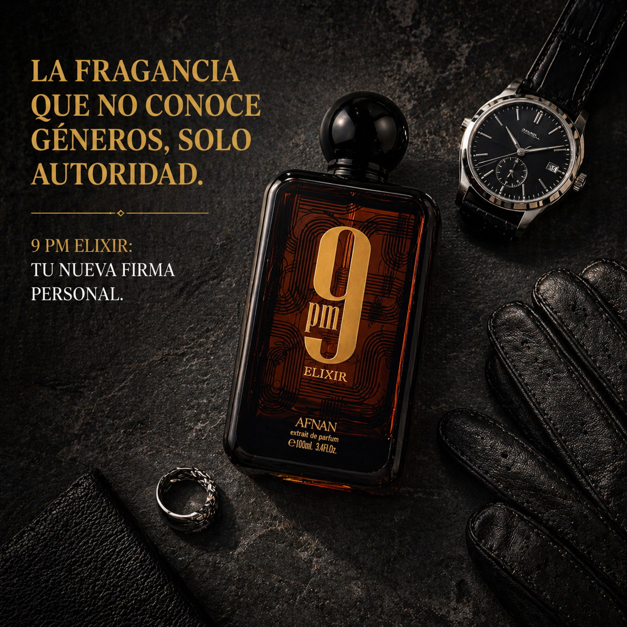 9PM Elixir Afnan | Perfume Unisex Oriental Especiado 100ml