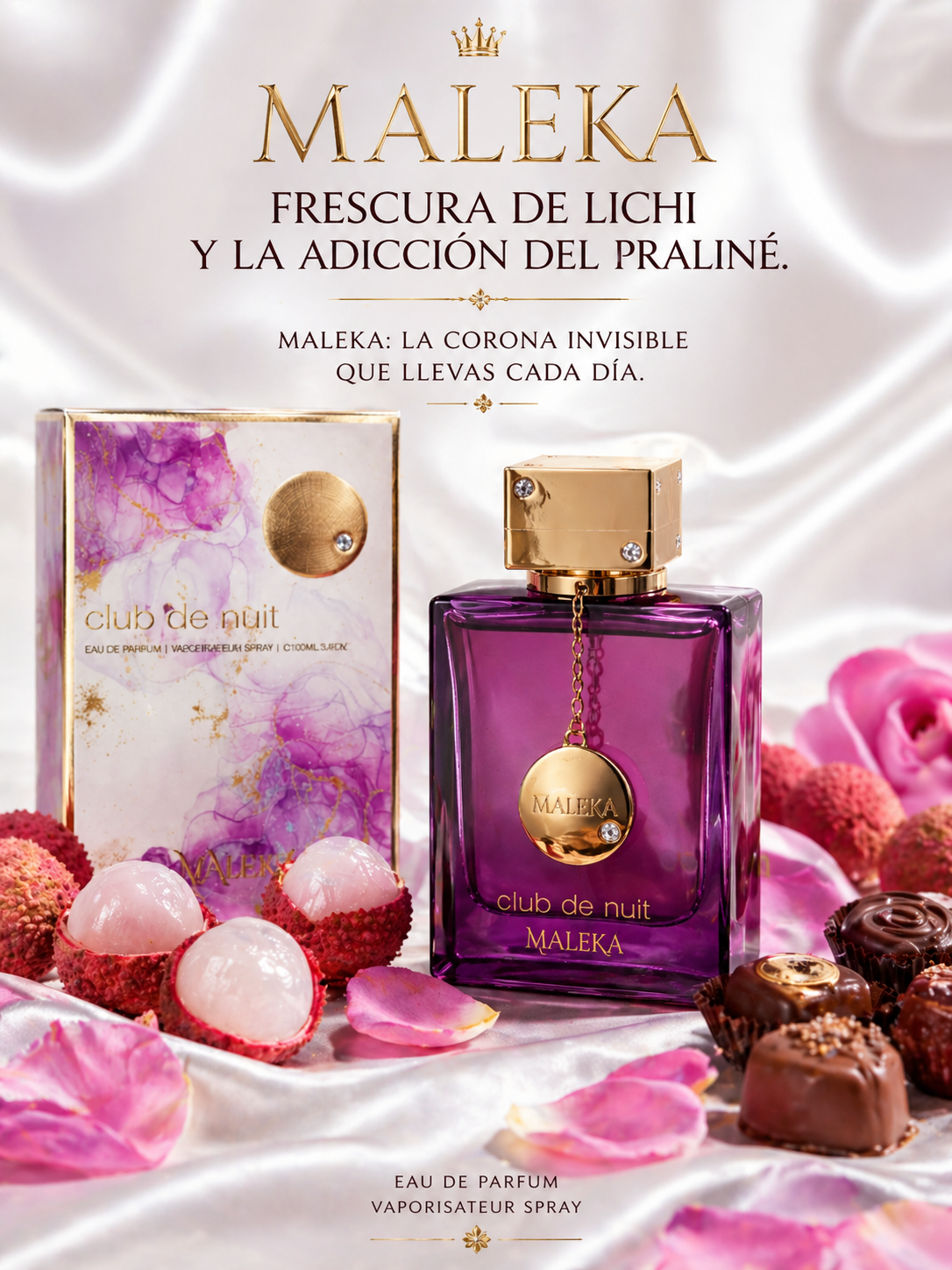 Club de Nuit Maleka Armaf | Perfume Femenino Floral Frutal 100ml