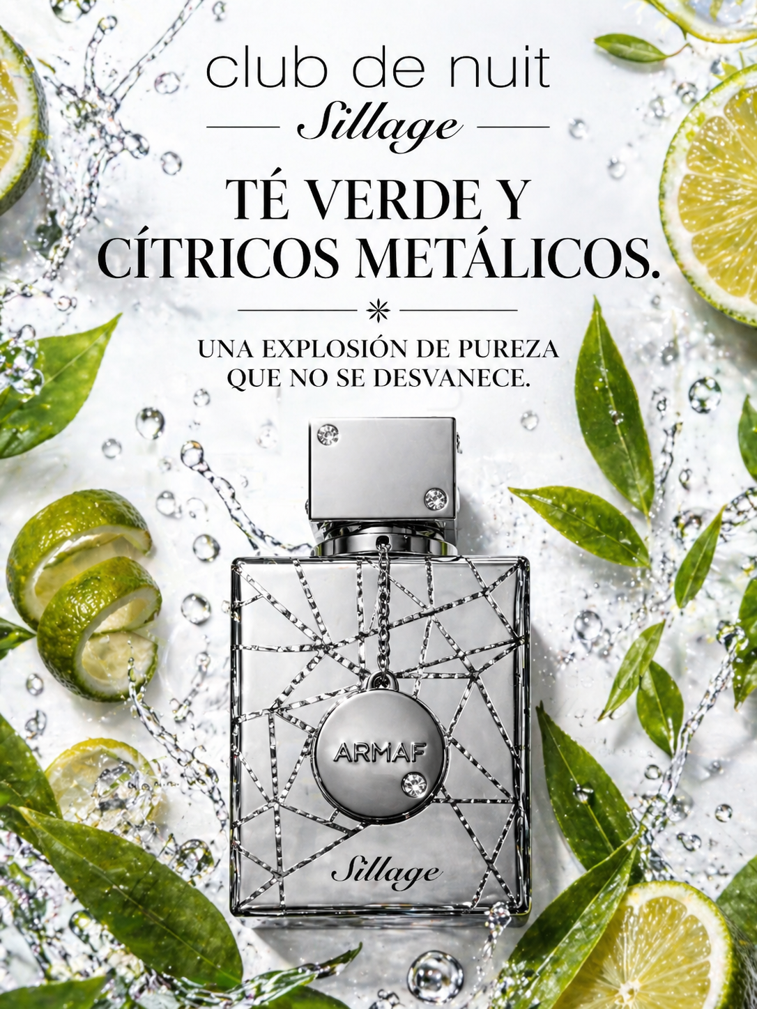 Club de Nuit Sillage Armaf | Perfume Unisex Floral Amaderado 105ml