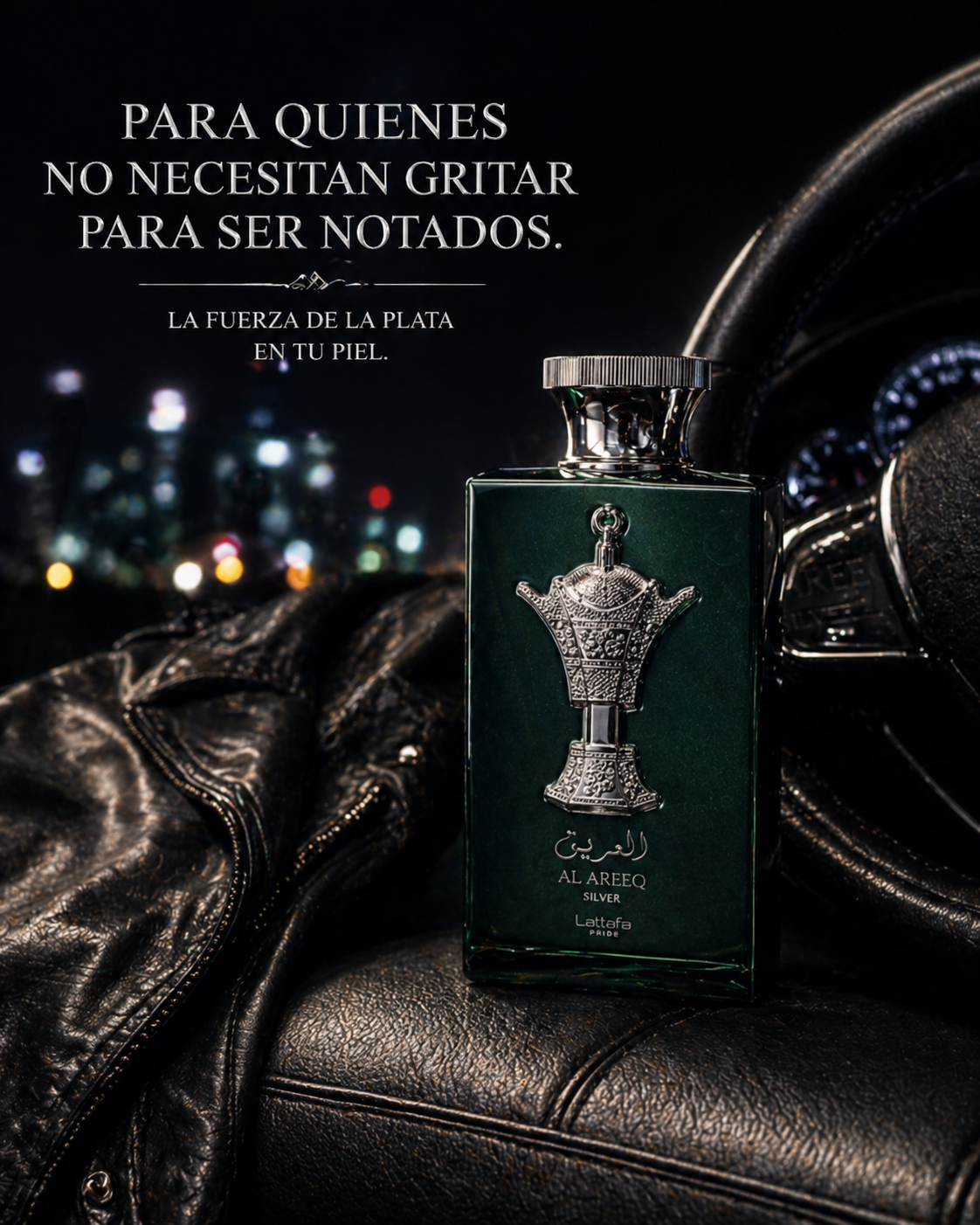 Al Areeq Silver Lattafa | Perfume Unisex Oriental Amaderado 100ml