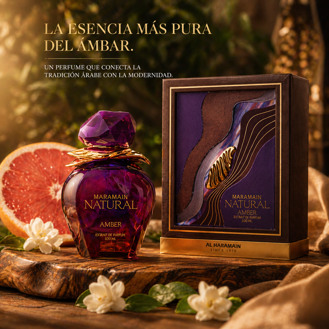 Natural Amber Al Haramain | Perfume Unisex 100ml