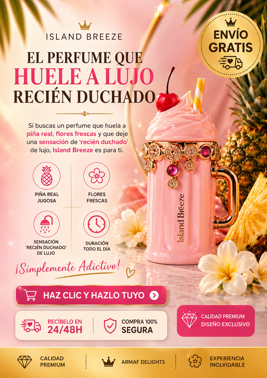 Island Breeze Armaf | Perfume Unisex Tropical Frutal 100ml