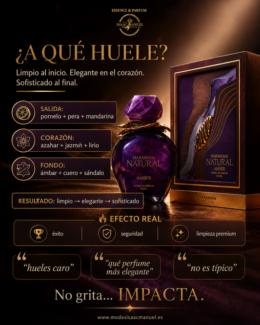 Natural Amber Al Haramain | Perfume Unisex 100ml