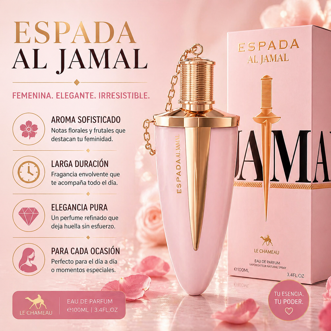Espada Al Jamal Le Chameau | Perfume Femenino 100ml
