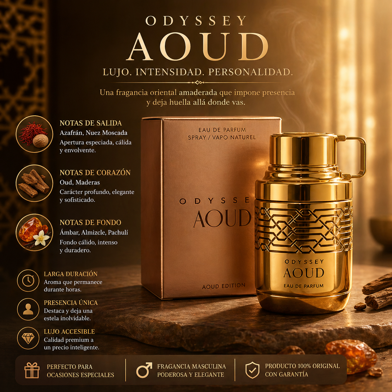 Odyssey Aoud Armaf | Perfume Masculino 100ml