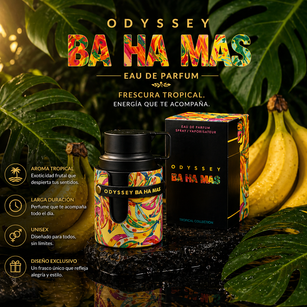 Odyssey Ba Ha Mas Armaf | Perfume Unisex Tropical 100ml