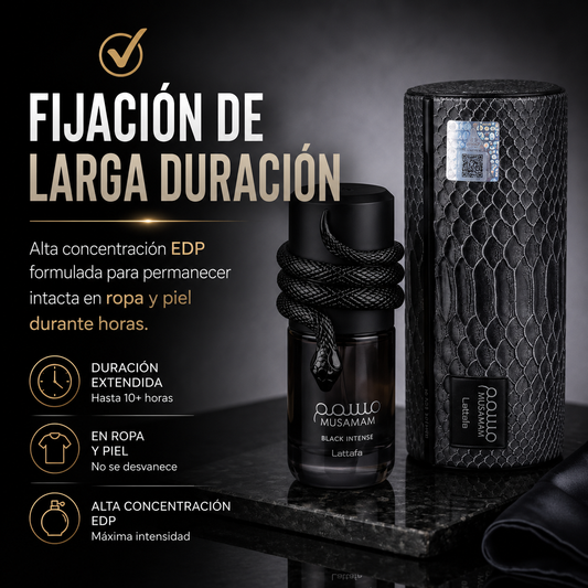 Lattafa Musamam Black Intense Eau de Parfum 100ml