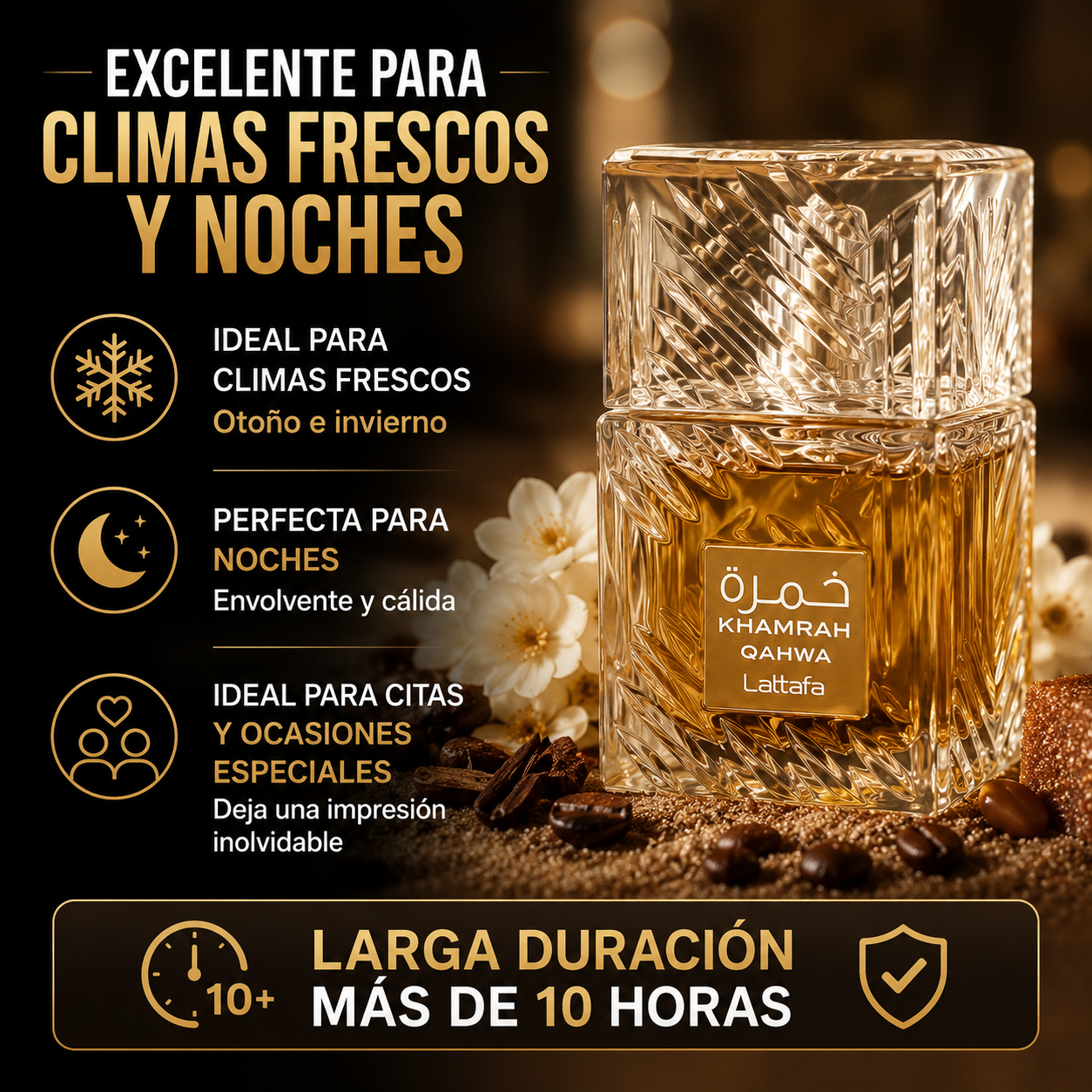 Lattafa Khamrah Qahwa Eau de Parfum 100ml