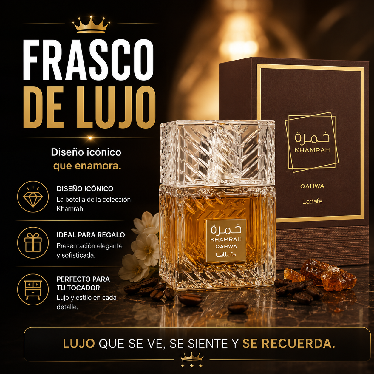 Lattafa Khamrah Qahwa Eau de Parfum 100ml