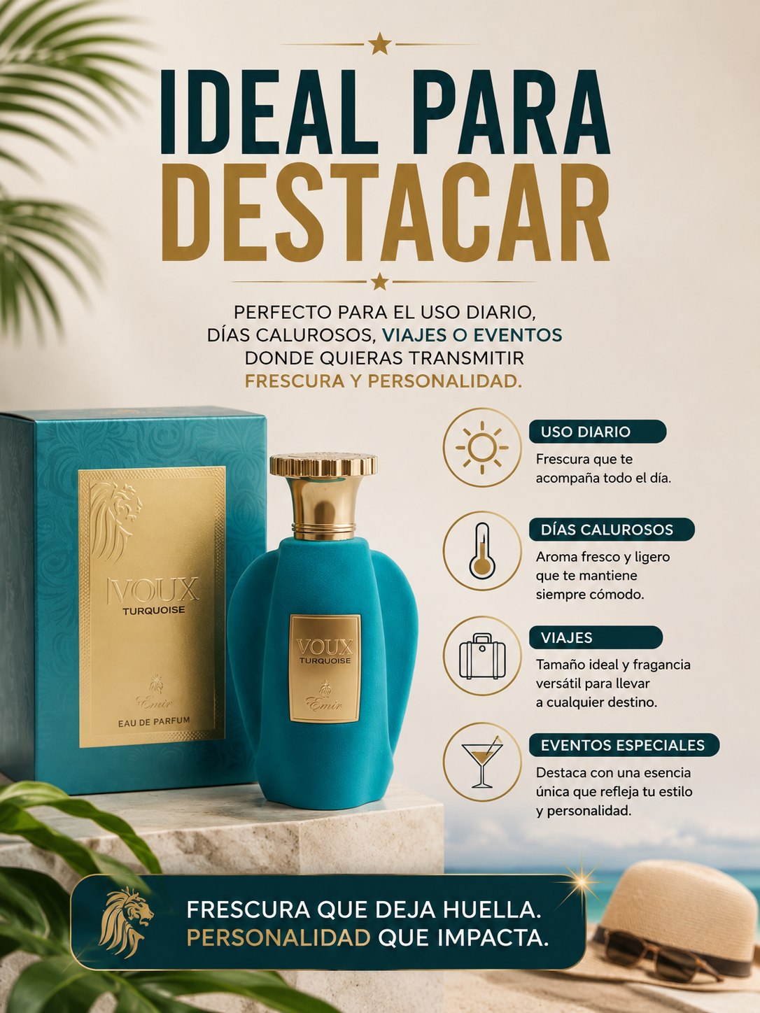 Paris Corner Voux Turquoise Extrait de Parfum 100ml