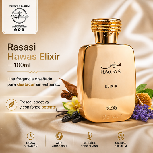 Hawas Elixir Rasasi | Perfume Masculino 100ml