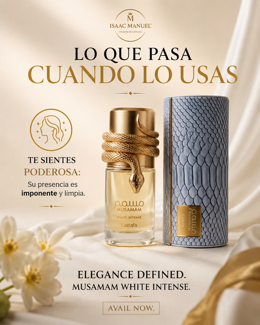 Musamam White Intense Lattafa | Perfume Floral Especiado 100ml