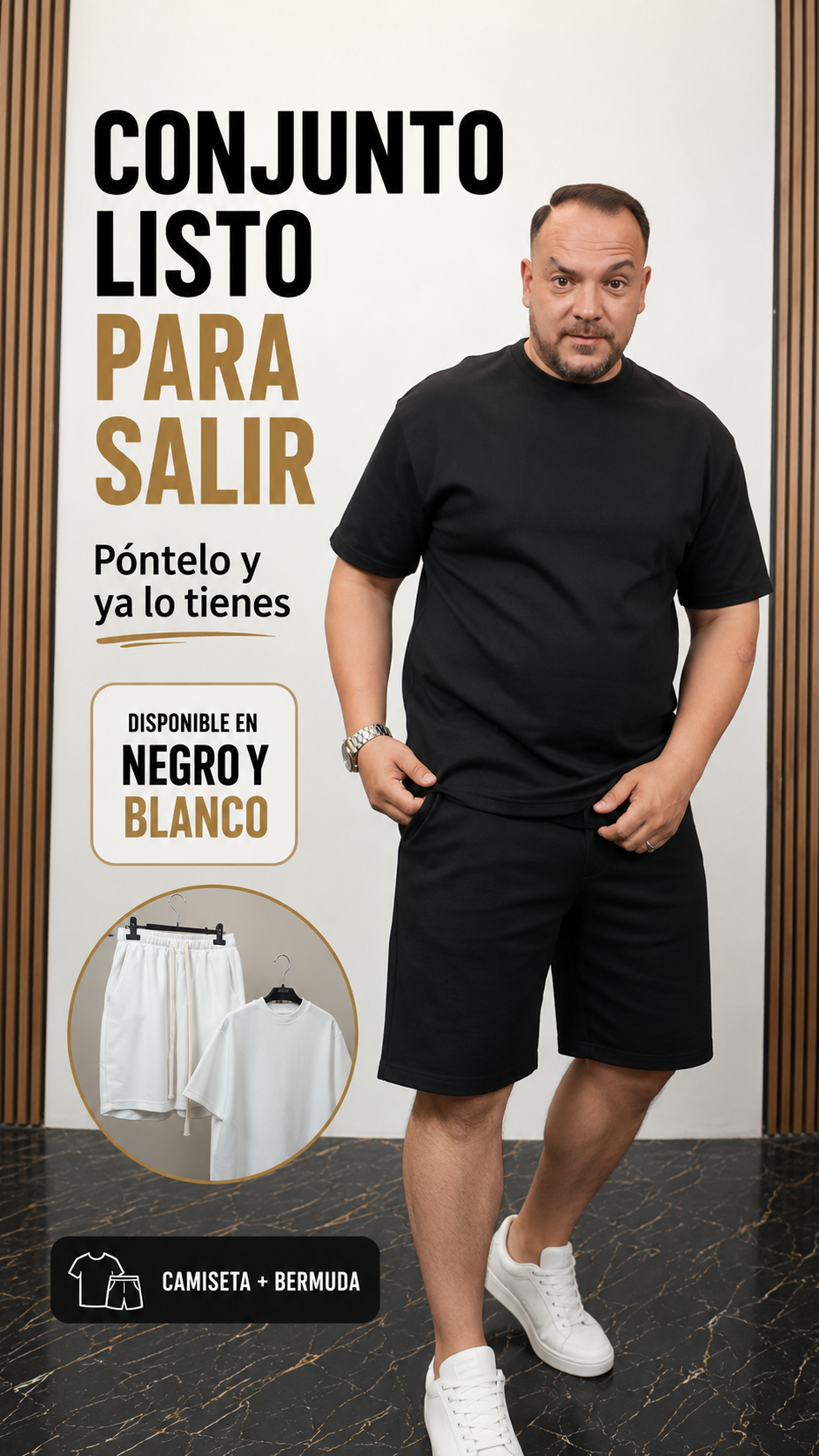 Conjunto Urbano de Camiseta y Bermuda "Original" | Estilo Streetwear Premium