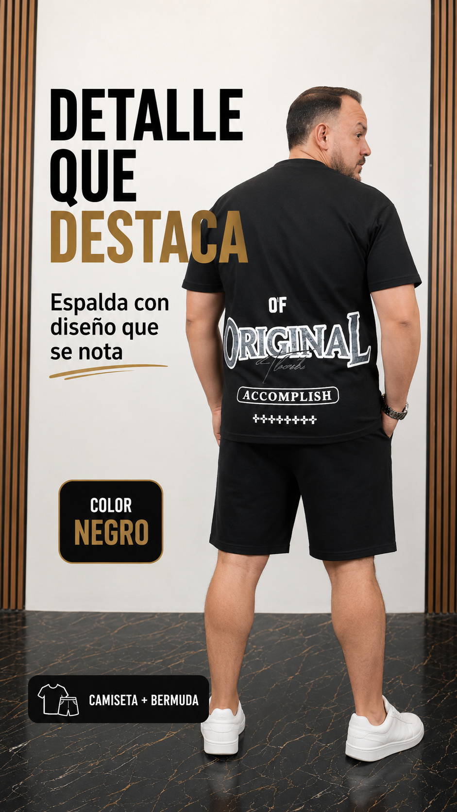 Conjunto Urbano de Camiseta y Bermuda "Original" | Estilo Streetwear Premium