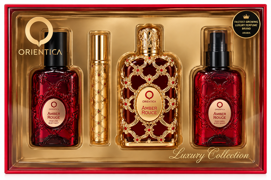 Orientica Amber Rouge Luxury Collection Set de Regalo 4 Piezas