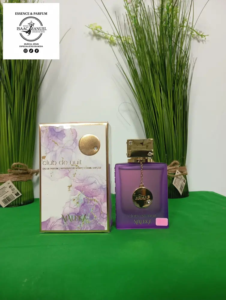 Caja y perfume de Club De Nuit Maleka
