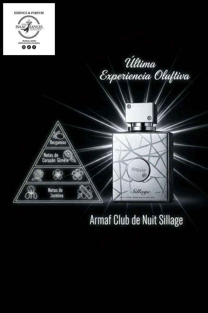 Armaf Club de Nuit Sillage - Pirámide Olfativa Dramática
