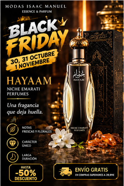 Lattafa Niche Emarati Hayaam EDP | Perfume Unisex + REGALO MUESTRA GRATIS