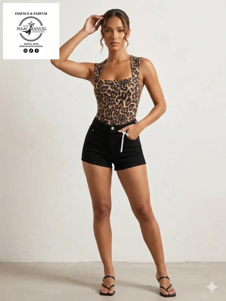 Body Minimal de Escote Cuadrado: Tu Nuevo Básico Imprescindible JC1011 ropa de mujer