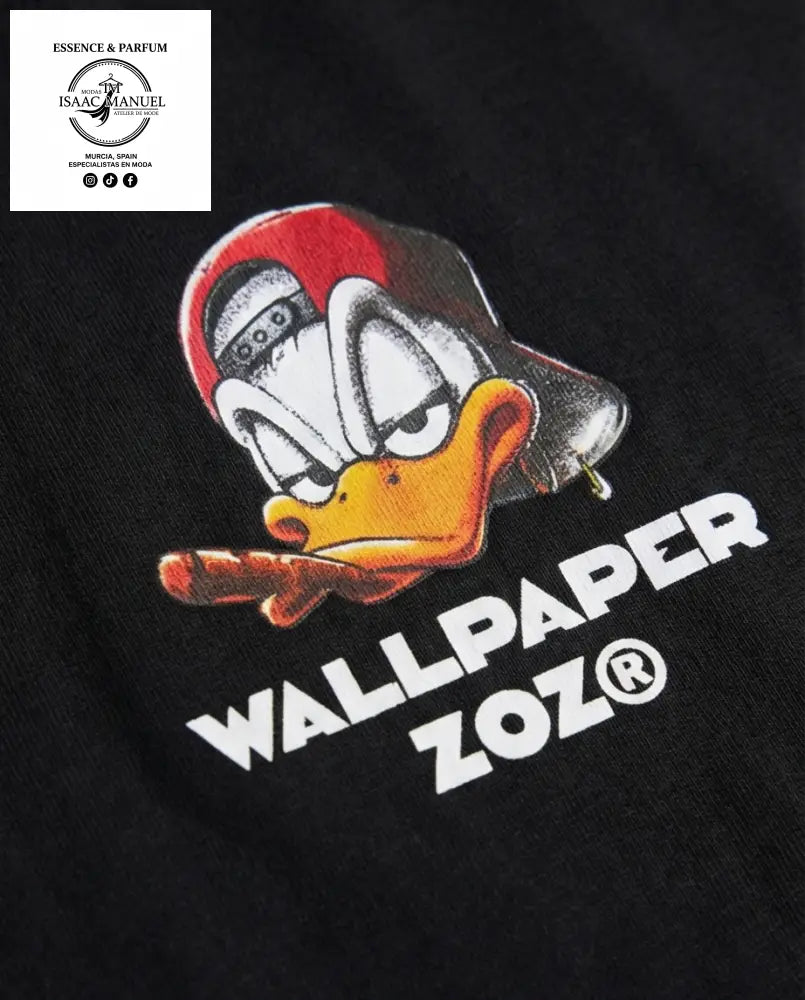 Camiseta Donald Duck Wallpaper | Hombre oversize - Camiseta
