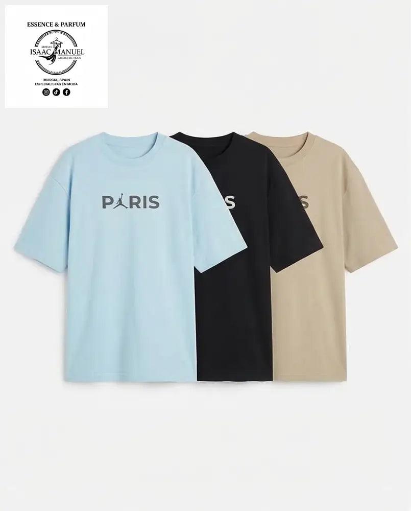 Camiseta Oversize Paris Jumpman | Hombre | S M L XL QQ2377 Camisetas