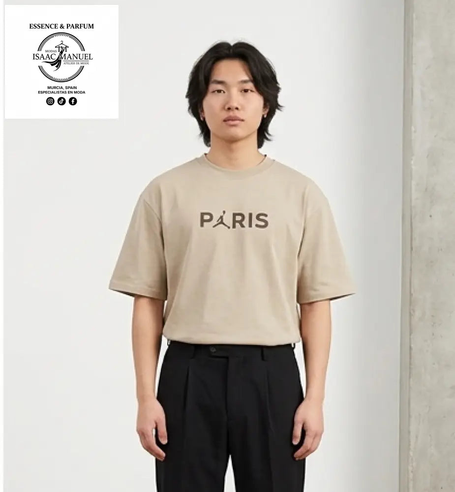 Camiseta Oversize Paris Jumpman | Hombre | S M L XL QQ2377 Camisetas