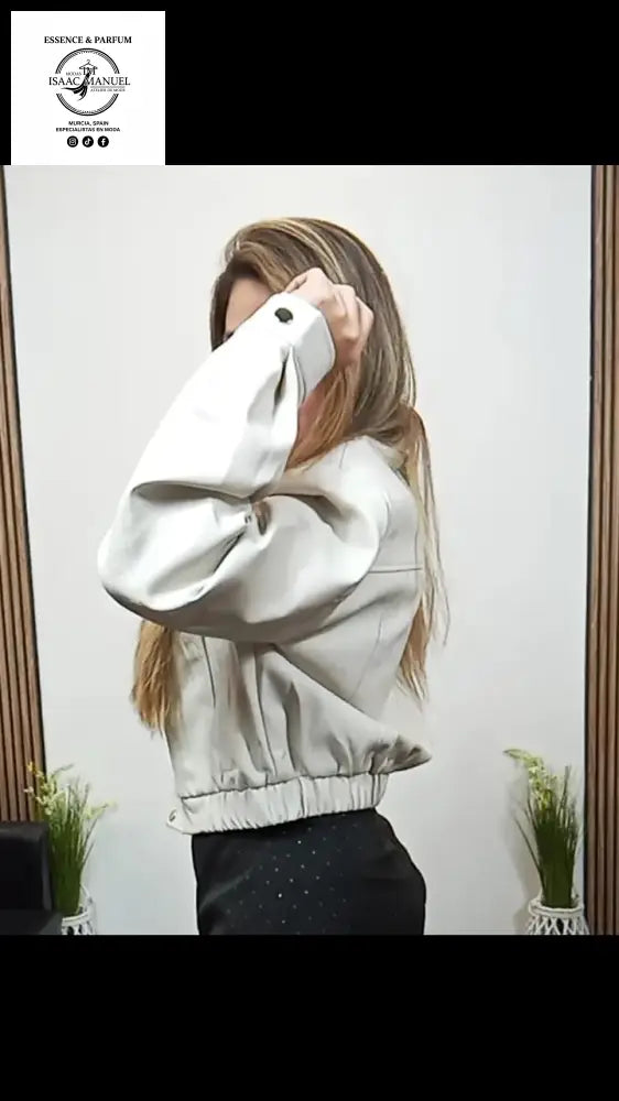 Chaqueta polipiel alta calidad chaqueta de mujer