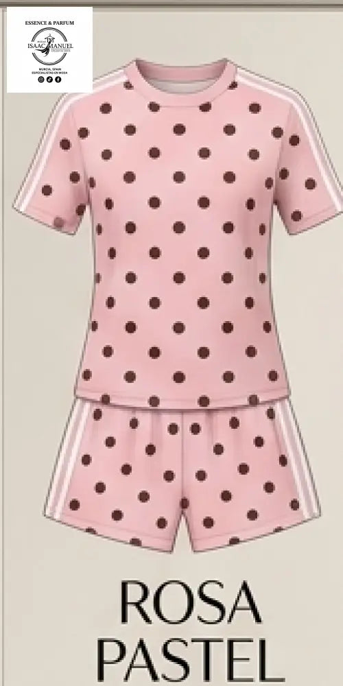 Conjunto Lunares Primavera 26082 Rosa Ropa de Mujer