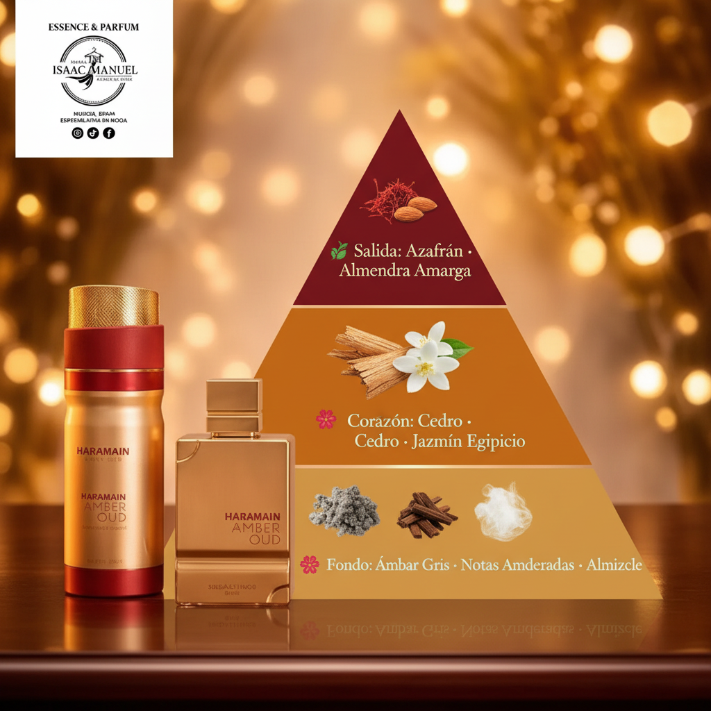 Pirámide Olfativa Al Haramain Amber Oud