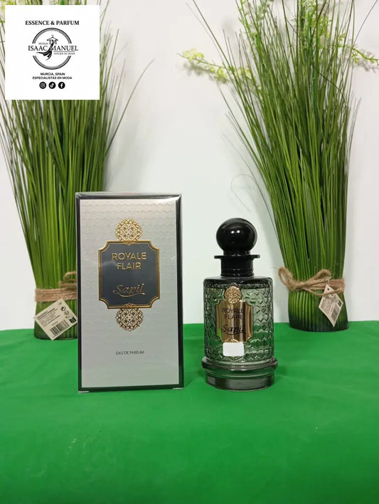 Caja y perfume de Royale Flair de sapil